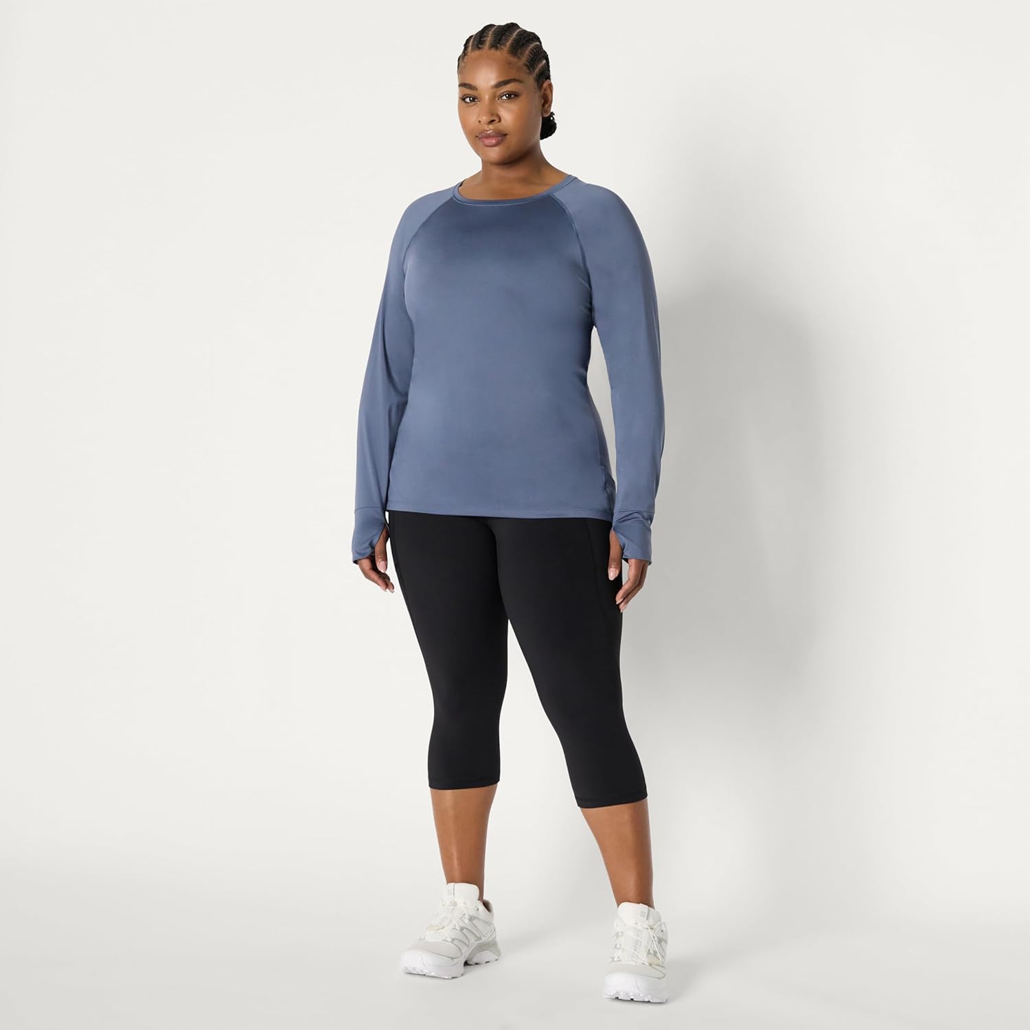 Amazon Essentials Women's Active Quick Dry Tech Stretch Lightweight Long-Sleeve T-Shirt (Available in Plus Size) - Image 7