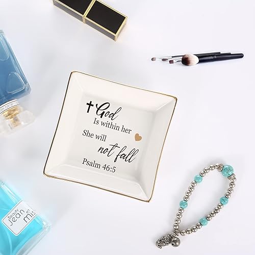 Miniatura 4 de JOYIMARR Plato de joyería para anillos de San Valentín, regalos del día de San Valentín para ellanoviaesposa, regalos divertidos con texto en inglés