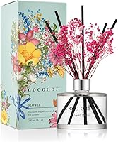 Vista 18 de COCODOR - Difusor con varillas de junco, 6,7 onzas (200 ml), decoración para el hogar y la oficina, fragancia para regalar, lavanda de jardín, 1