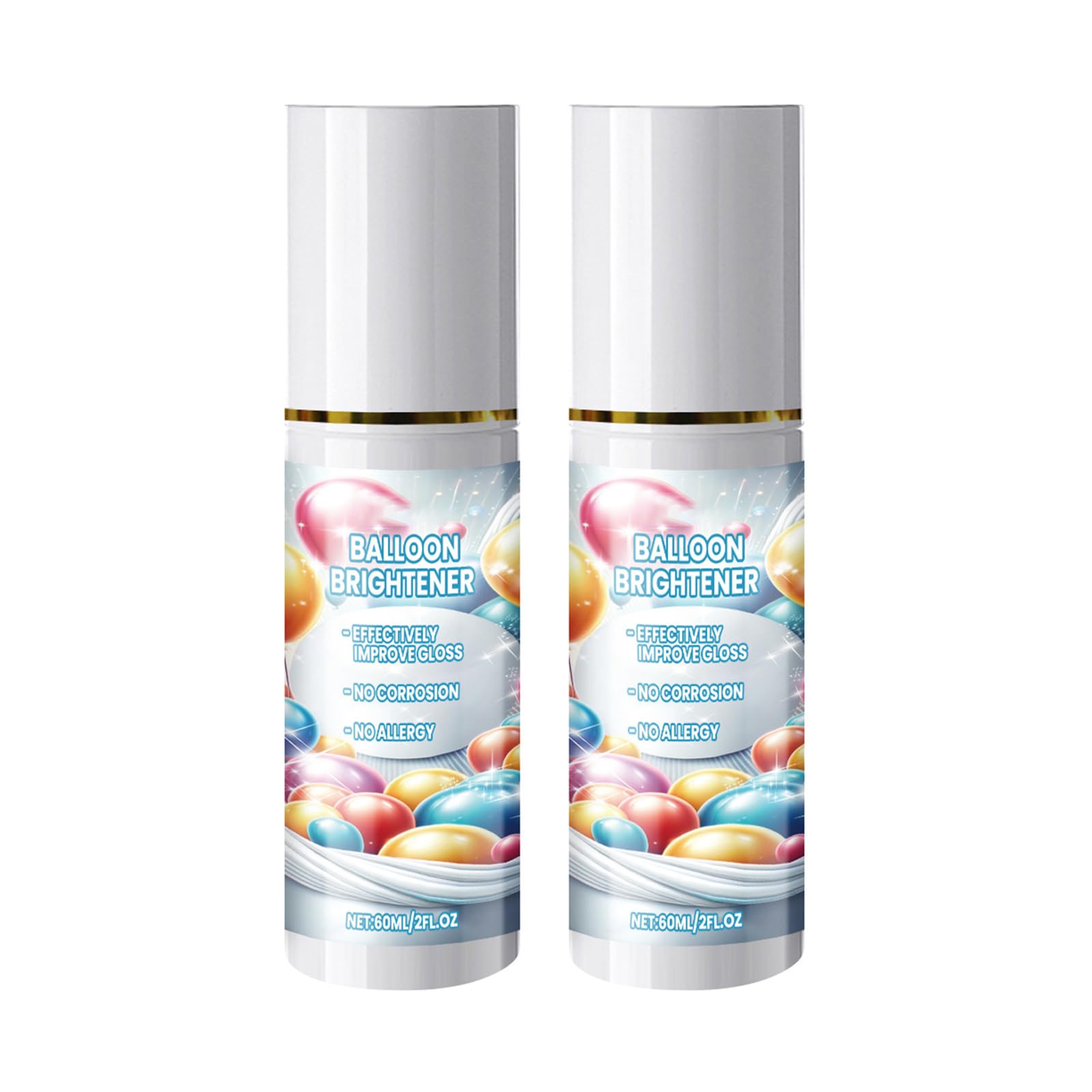 Hsioluted 60ml Balloon Gloss Enhancer Practical Balloon Brightener Balloons Shines Spray for Birthday and Festival Decoration Nighttimes Shines