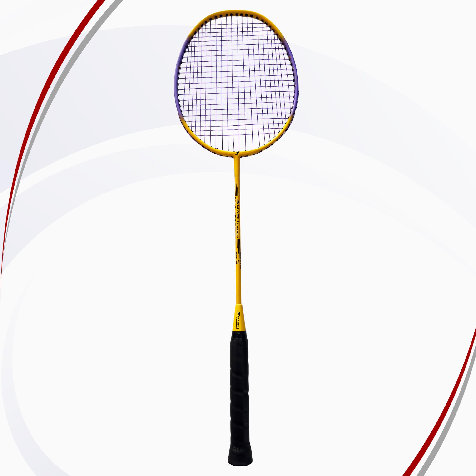 Smash Carbon Composite Badminton Racket|Professional Grade|Available in Two Colours (Yellow)-image-35