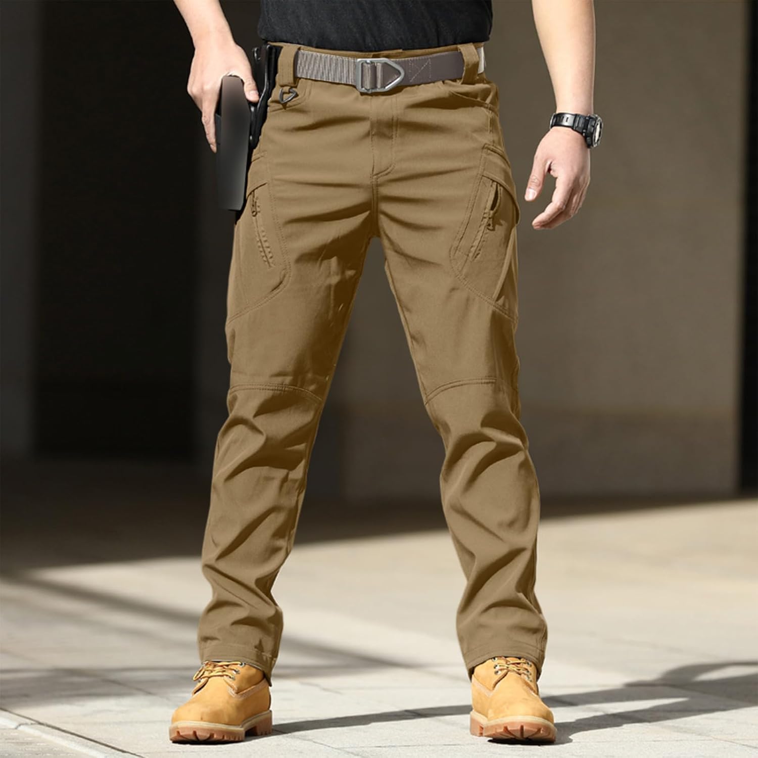 Tactical Cargo Pants for Men Construction Hiking Work Pants Lightweight Breathable Waterproof Ripstop Travel Pant - Image 2