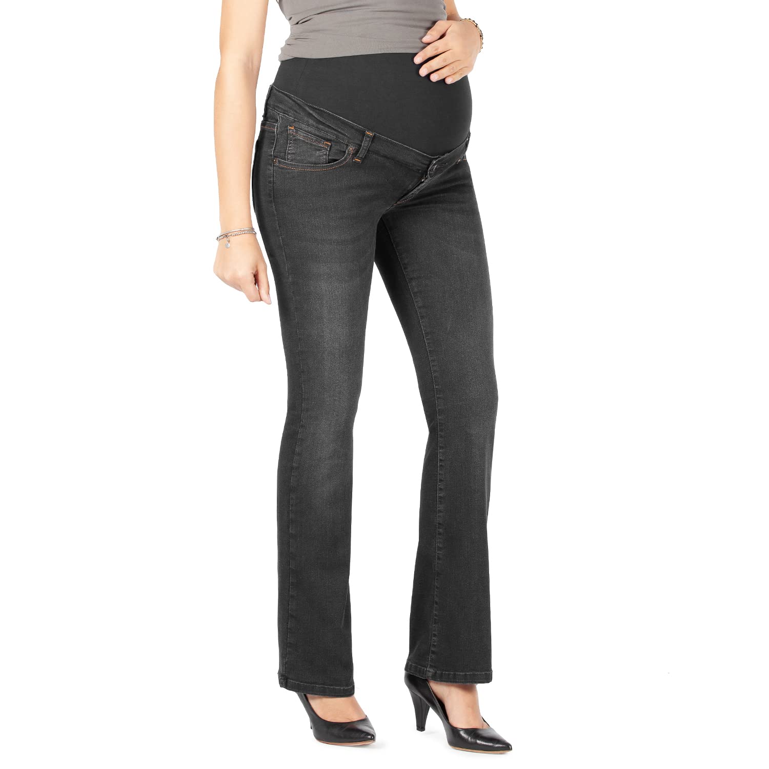 Torino Deluxe - Jean Grossesse Bootcut Bandeau Haut. Coupe Bootcut évasée rééquilibrent la Silhouette
