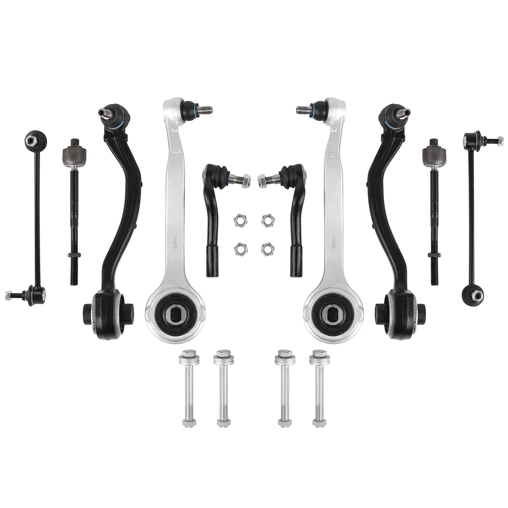 Bras De Suspension Inférieur Avant Gauche Mercedes Classe C W203 CLK C209 - Kit Complet Avant + Arrière - Qualité ATEC Germany