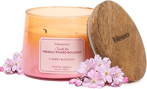Miniatura 9 de Folkulture Velas perfumadas para el hogar, tarro de vela perfumado de cera de soja de 7.06 onzas, regalo de vela para mujeres, elimina olores y no