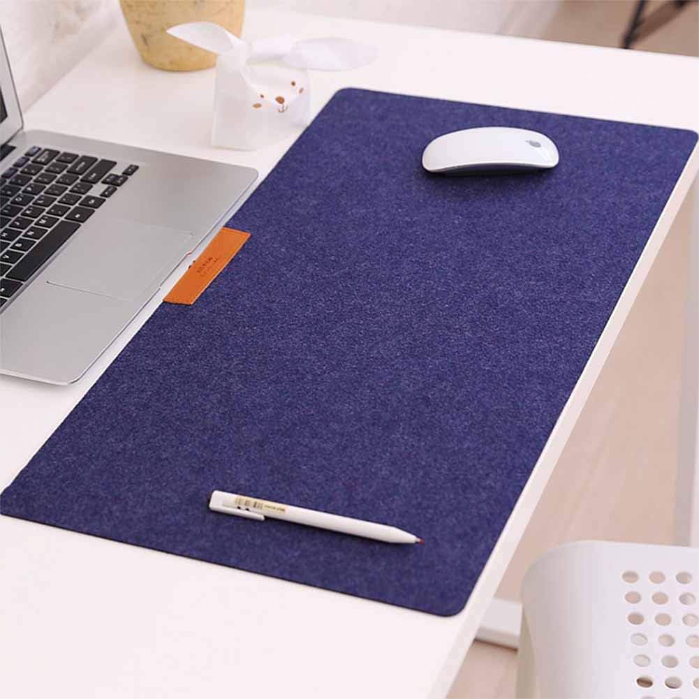 MALUX Multi-function Mouse Pad, Large Felt Computer Table Mat Lengthened Warm Non-slip Game Office Writing Table Mat 25 * 13 inch
