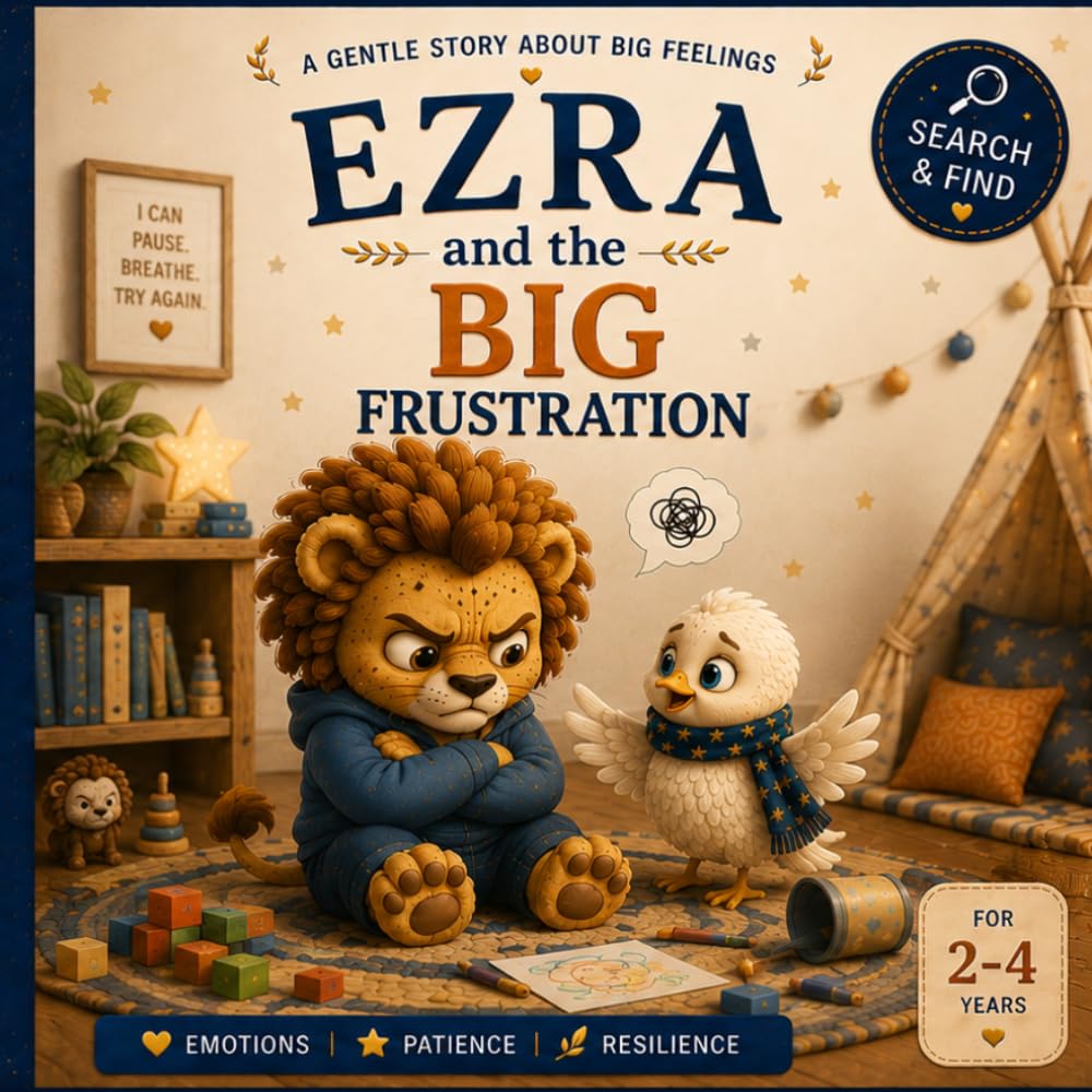 Ezra and the Big Frustration: A gentle story about patience, trying again, and overcoming frustration. (Ezra & Nova)
