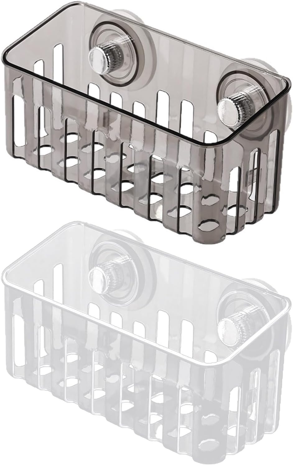 Adjustable Kitchen Sink with Suction Base for Sponge Holder and Drying Rack in Portable Space Saving Easy Sink Accessory