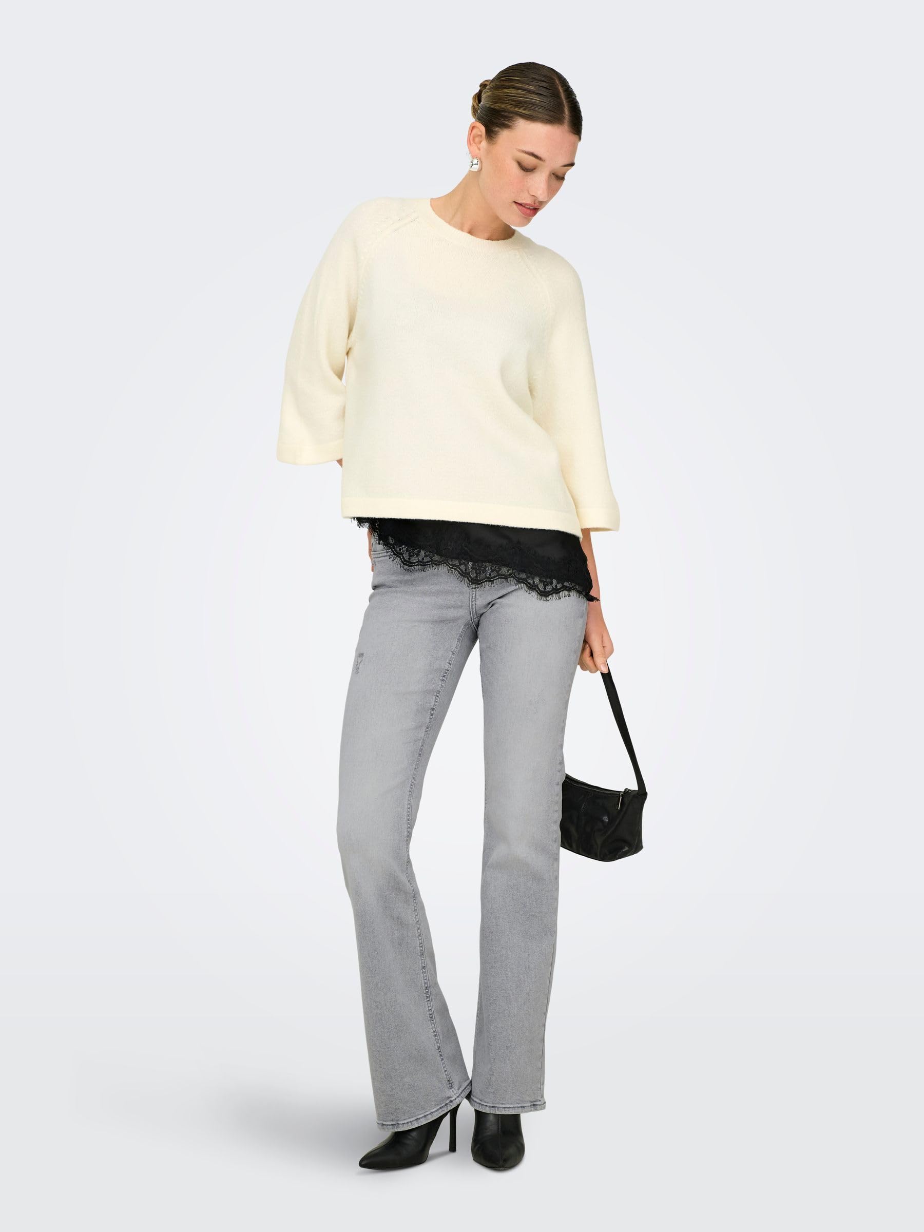 ONLY - Onlblush Mid Waist Flared DNM Rea1099, Onlblush Mid Waist Flared DNM Rea1099 Donna