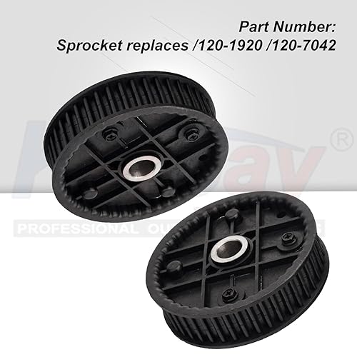 Miniatura 7 de 2 Piñones 121-9100 para Toro 30" Time Master Exmark Commercial 30 Walk-Behind ECS180CKA30000, sustituye a 120-1920, 120-7042