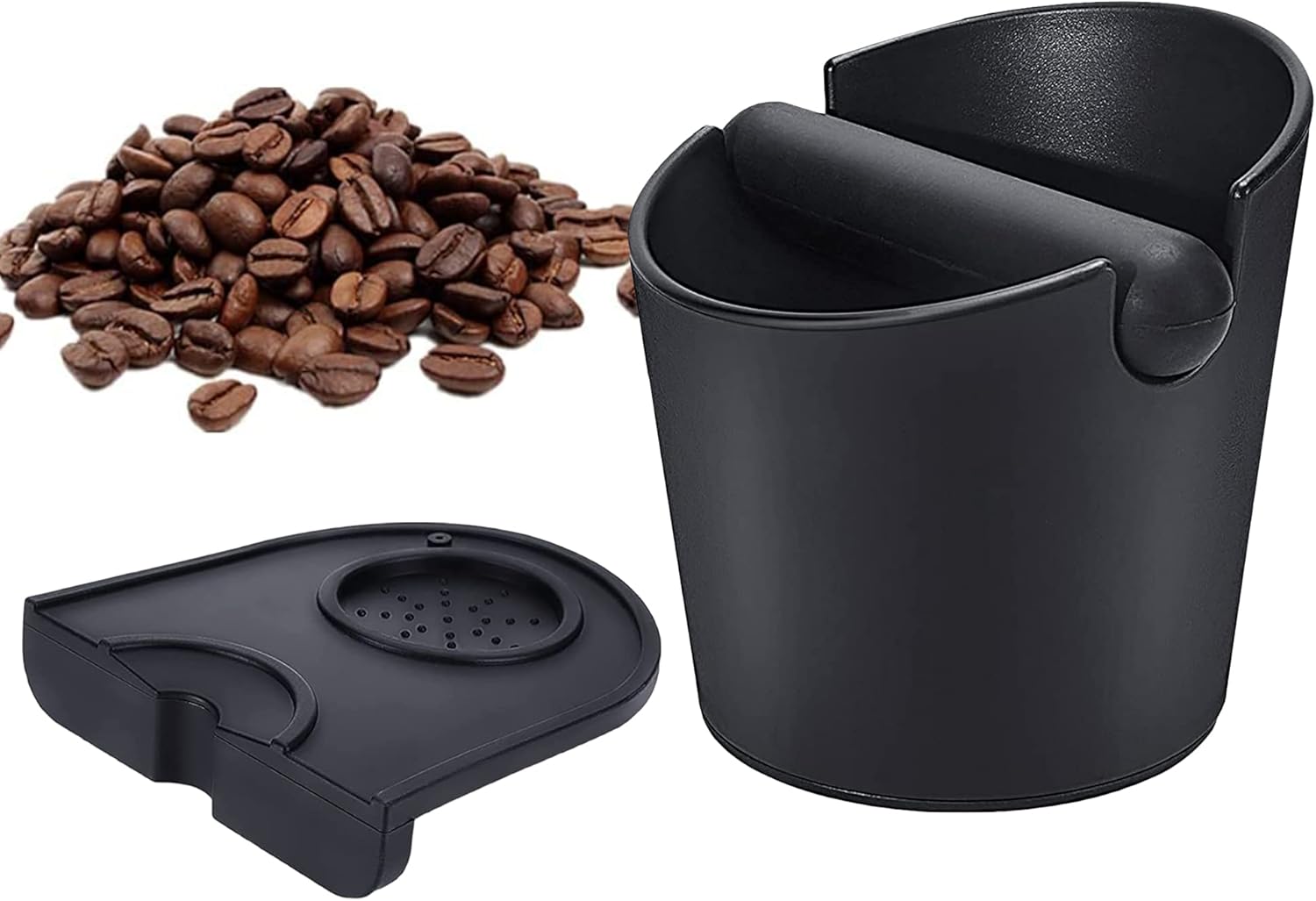 InciFuerza Coffee Knock Box, Large & Compact Coffee Ground Container