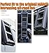 Side Roof Rack Access Ladder Liftable Fits for Land Rover Defender 90 L663 2020-2026 Black (Eiger Grey)