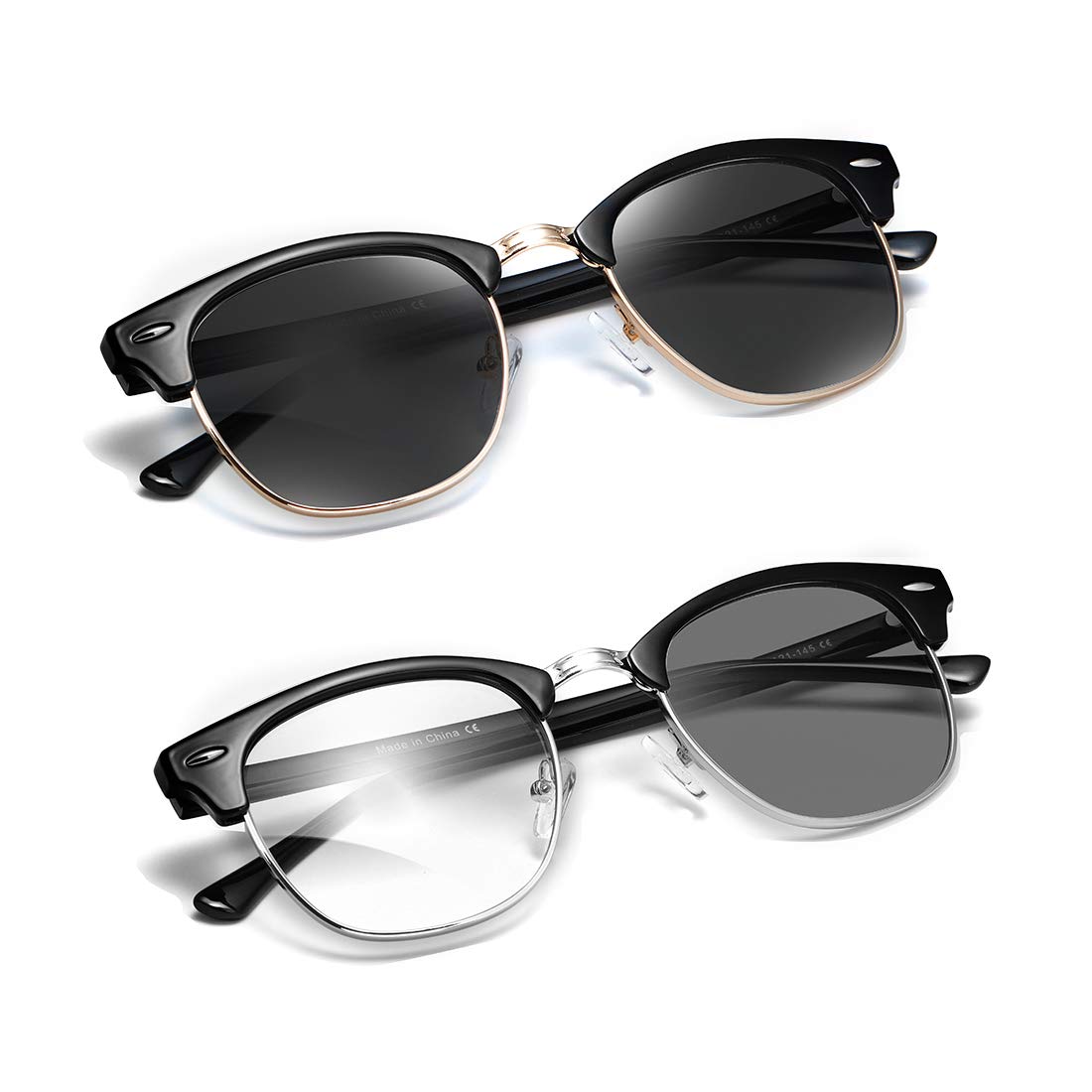 Semi Rimless Polarized Sunglasses Men Photochromic Sun Glasses Women Unisex TY201903