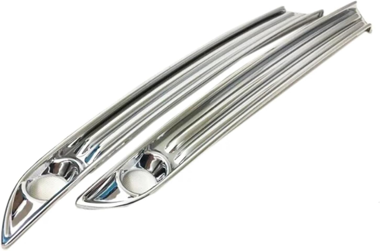 Compatible With Mazda CX5 CX-5 KF 2017 2018 2019 2020 2021 Chrome Front Fog Light Lamp Cover Trim Foglight Molding Eyebrow Eyelid Styling