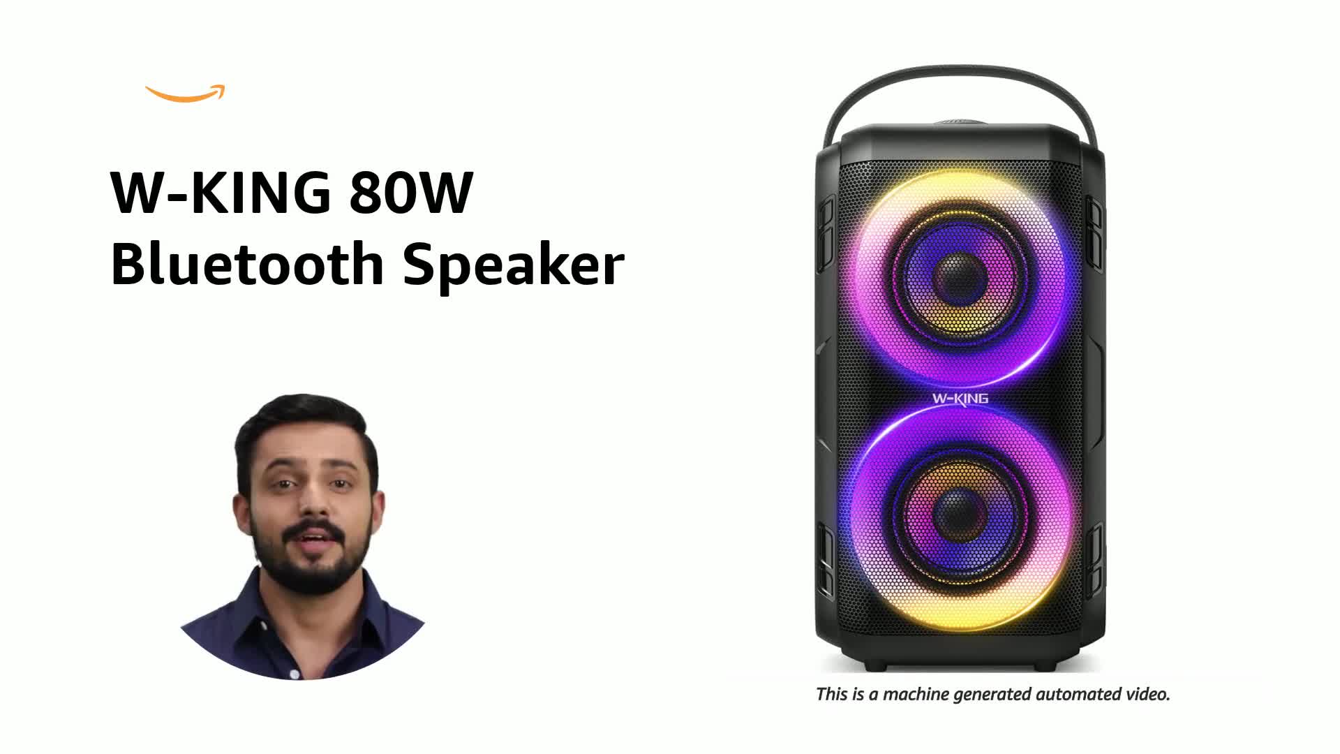 W-KING Party Loudest Portable Bluetooth Speaker Wireless Boom Box