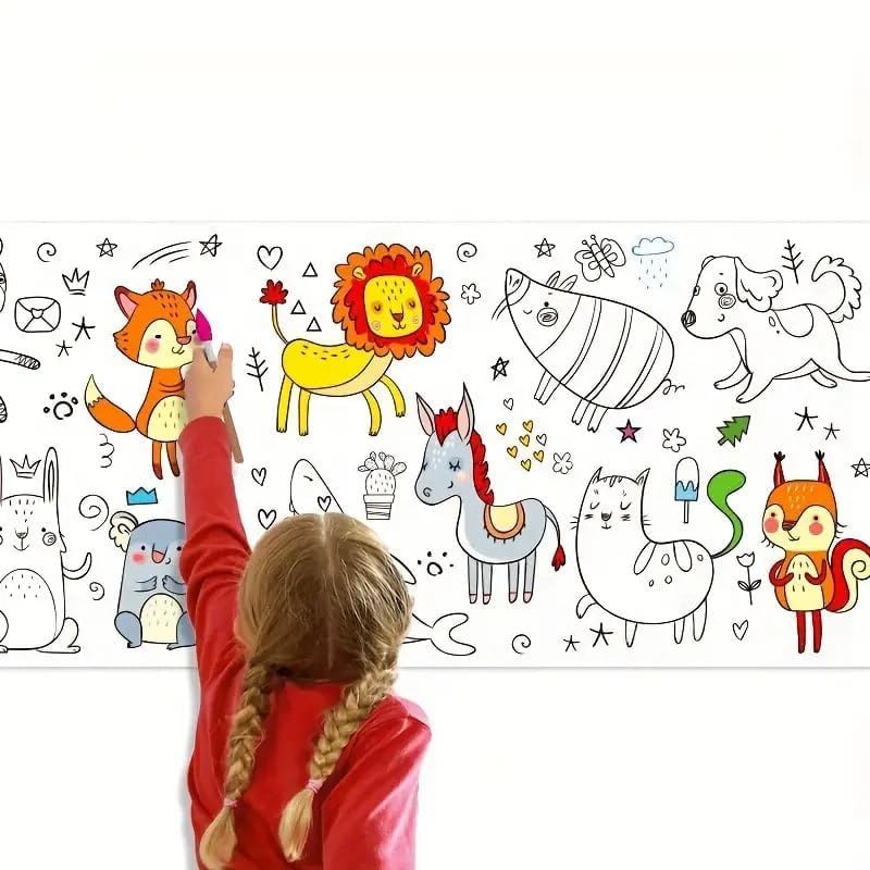 SR Brothers Children Drawing Roll Blank Coloring Pages Childrens Drawing Scroll Color Filling Paper Scroll Kids Coloring Drawing Paper Roll Wall (B0DB1S7HFT) Amazon Price History, Amazon Price Tracker