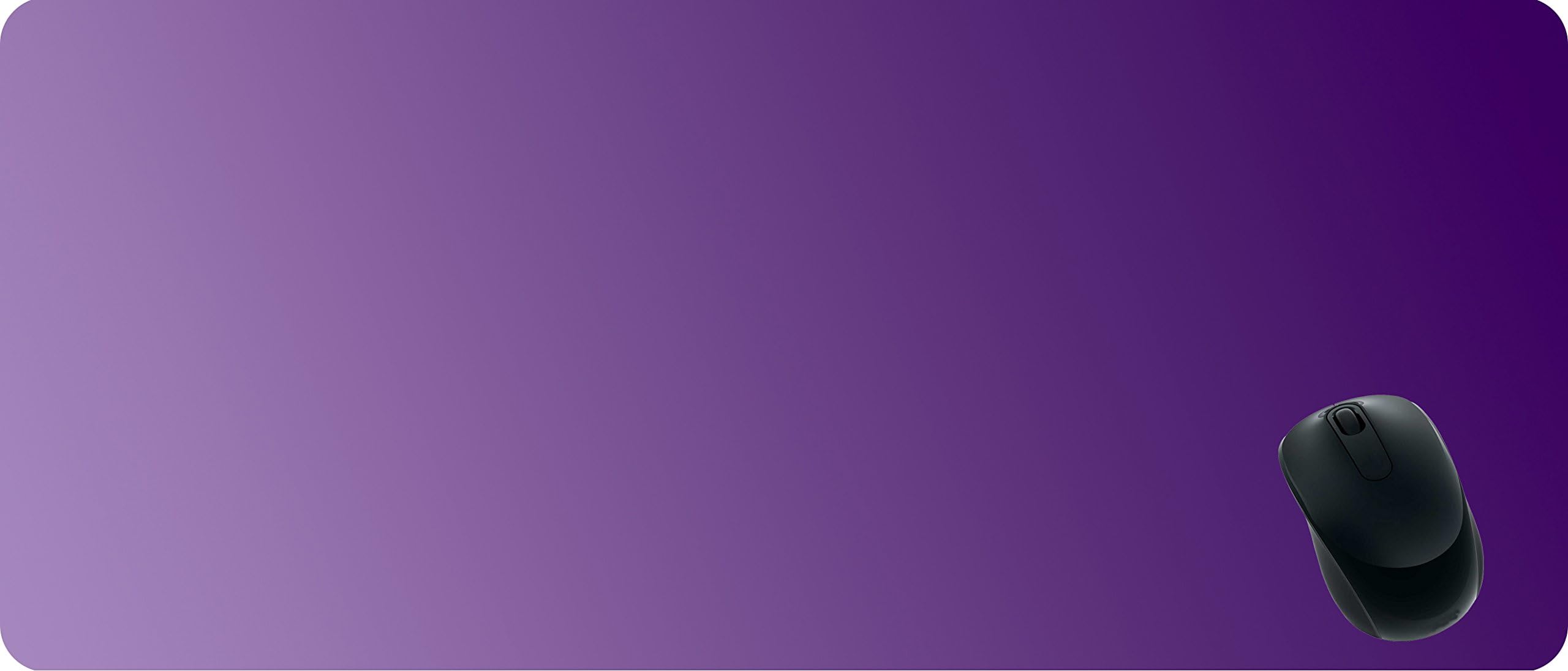BCQL 28x12inch Mouse Pad,Gradient Purple