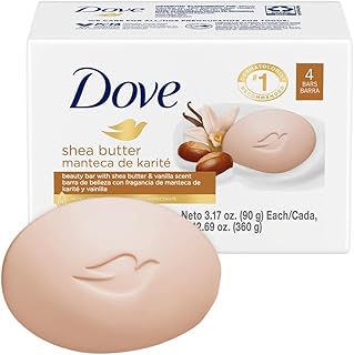 Dove Jabón, manteca de karité y vainilla paqu...