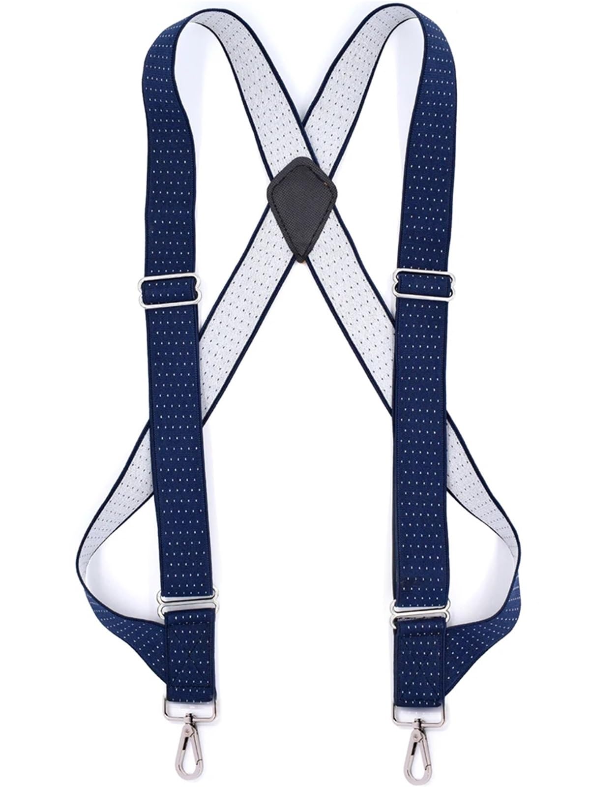 Tirantes Hombre Tirantes de Camionero con Gancho de Clip Lateral for Hombre, Tirantes de Trabajo de 3,5 cm de Ancho en Forma de X, Pantalones elásticos Ajustables, Cinturones de Correa(Green)