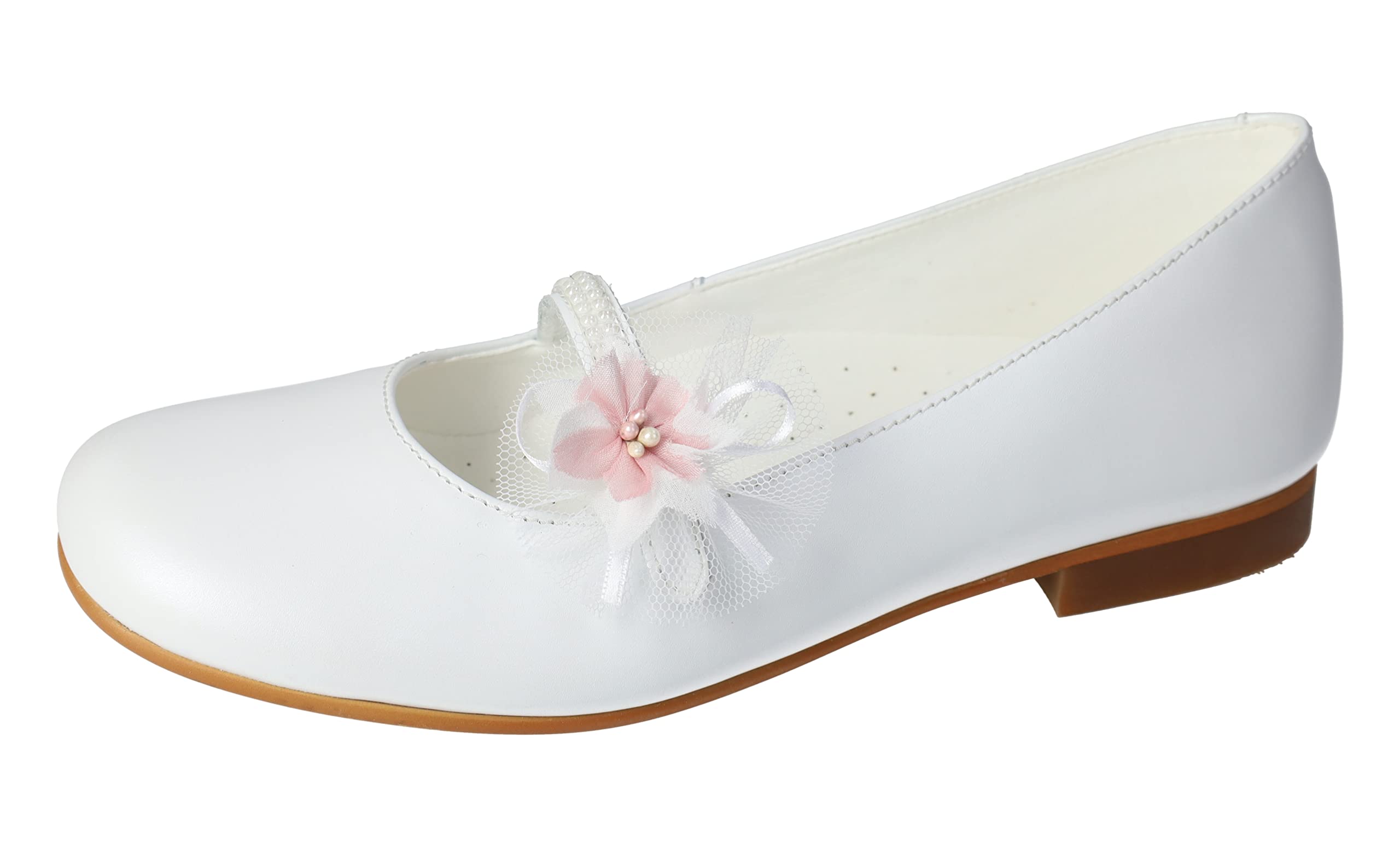 BAMBINELI 5235 COMUNIÓN Flor Bambi NIÑA Zapato COMUNIÓN Blanco 37