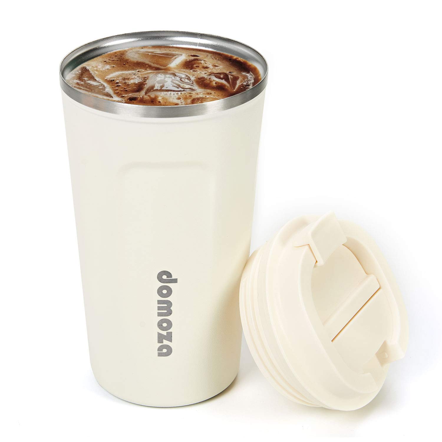 Amazon.co.jp: DOMOZA タンブラー 蓋付き コーヒーカップ 魔法瓶 二重