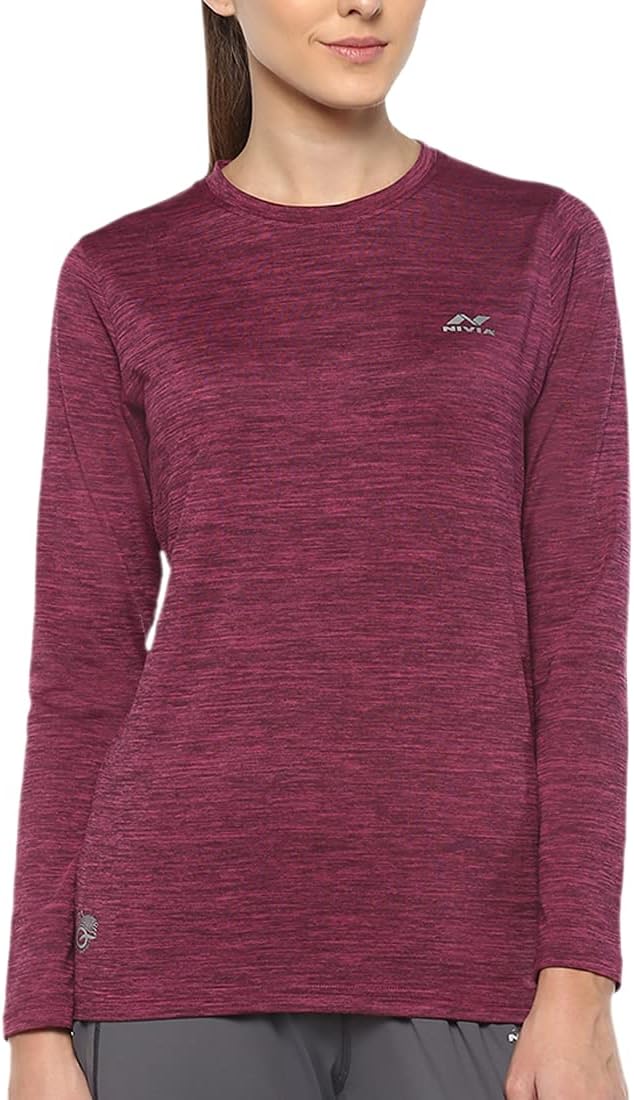 Nivia 2366-1 Hydra-1 Polyester Training Tee, Adult Medium (Fuchsia)