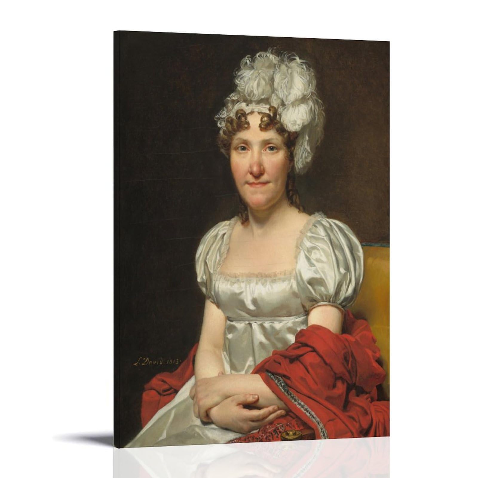 Affiches imprimées Jacques Louis David Madame David toile 20x30 - 8