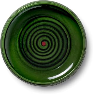 Kähler Design Colore 690614 - Plato de cerámica (34 cm de diámetro), color verde