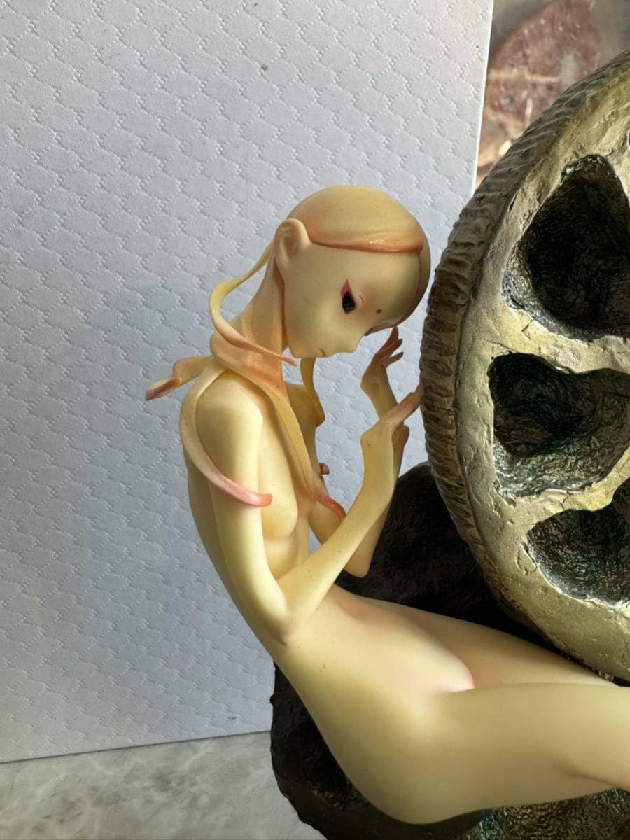 Amazon | 黄鉄鉱化したアンモナイト 植物少女園 塗装済完成品 ガレージ