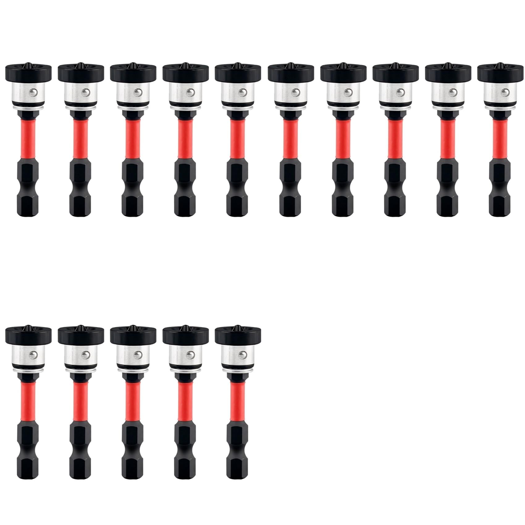 Jnchdghwa As Shown 15Pcs Positioning Screwdriver Bits Drywall Bits 50Mm Magnetic Positioning Screwdriver Bits For Plasterboards