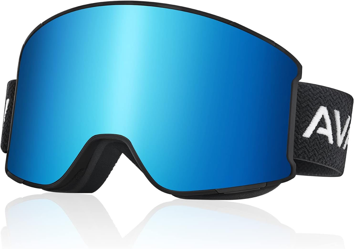 AVAWAY Detachable OTG Snowboard Goggles Ski Goggles for Glasses Wearers Unisex Mirror Cylinder Anti-Fog Lens Magnetic Change System UV Protection Sports & Outdoors