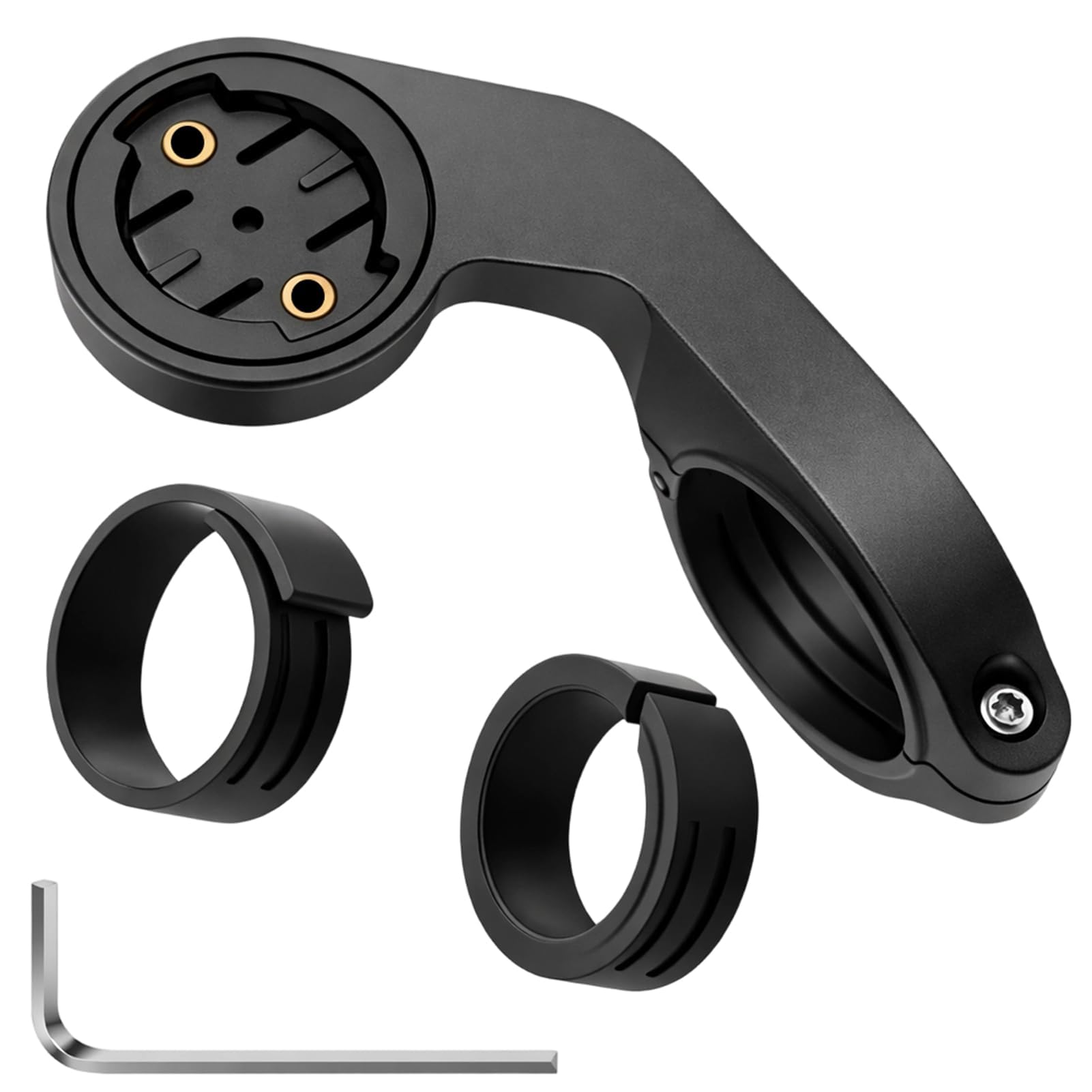 Out Front Bike Mount, Handlebar Computer Mount Compatible with Garmin Edge and Similar Devices, Cycling Computer Holder for Road and MTB 25.4mm and 31.8mm