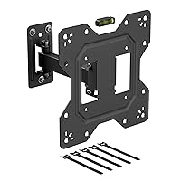 D-Line Supporto de Parete per TV da 23-50 Pollici, a inclinazione e rotazione a braccio singolo