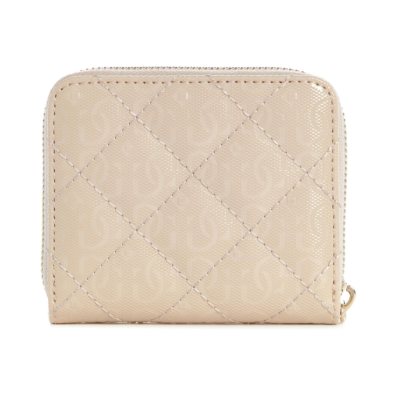 GUESS Geldbörse Laurel SLG Small Zip Around Wallet Sand Lachsfarben