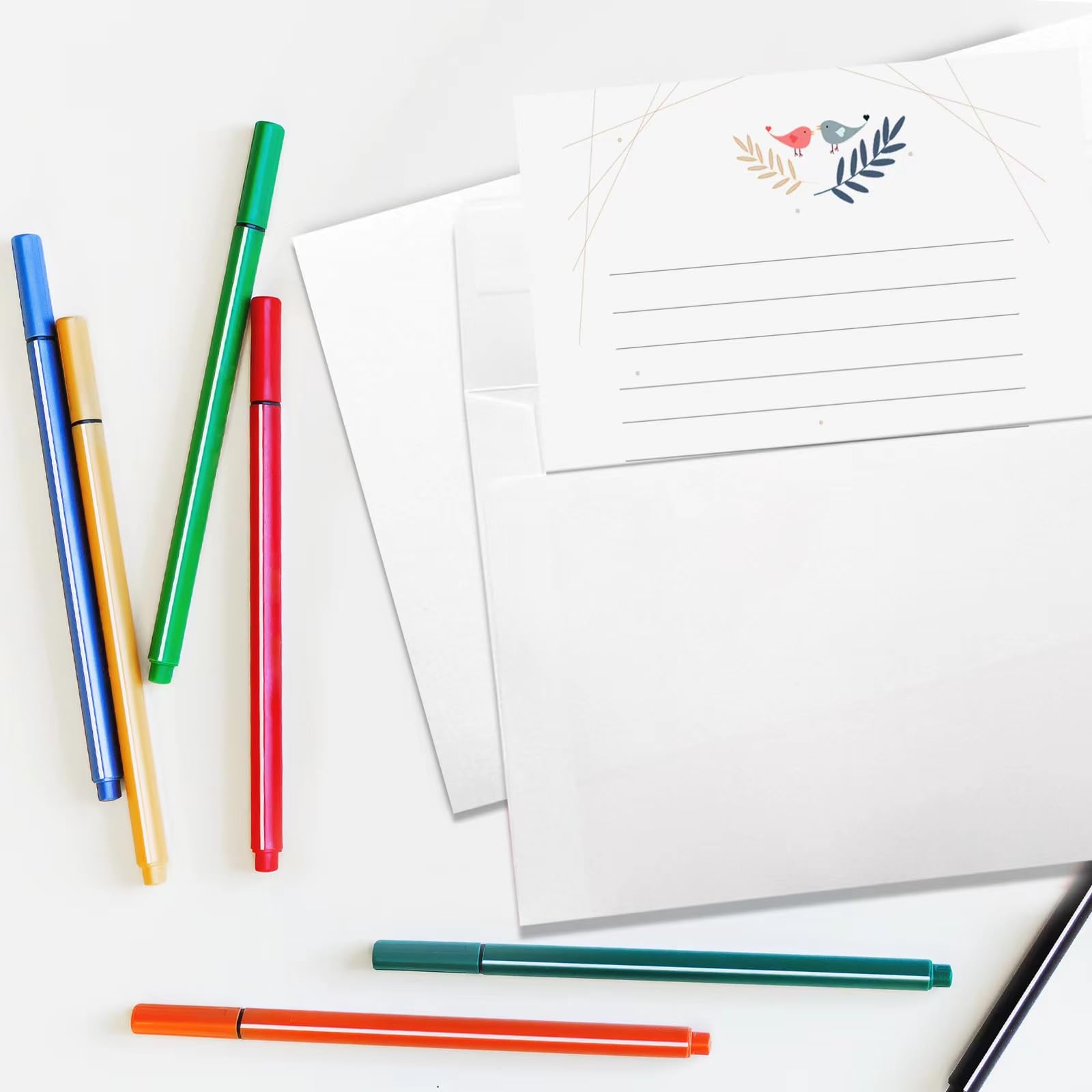 Sobres A4, 100 sobres de 4 x 6 pulgadas para sobres de papel kraft, tarjetas de felicitación, correos, sobres de invitación imprimibles, bodas, fiestas, fotos, postales, sobres de tamaño carta