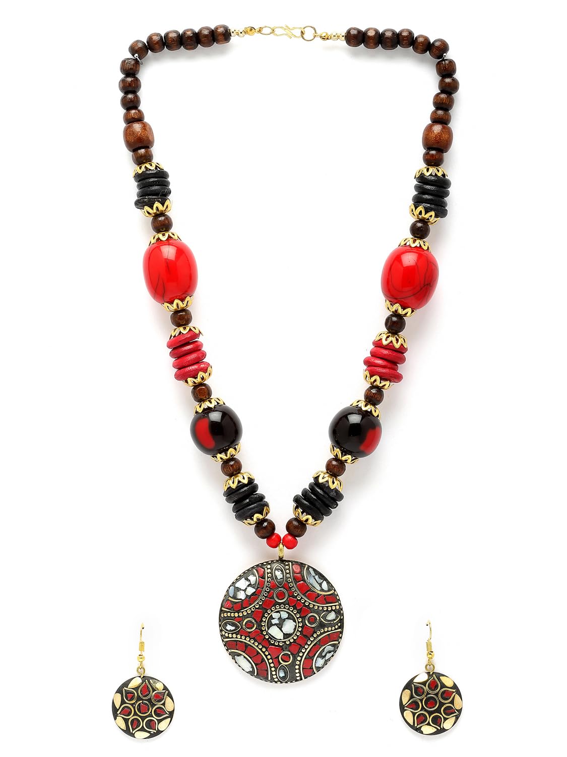 See full amazon price history chart for Shining Diva Fashion Latest Stylish Traditional Tibetan Pendant Necklace Oxidised Jewellery Set for Women (15536s) Shining Diva Fashion Latest Stylish Traditional Tibetan Pendant Necklace Oxidised Jewellery Set for Women (15536s) (B0CG1BJ64N) Amazon Price History, Amazon Price Tracker