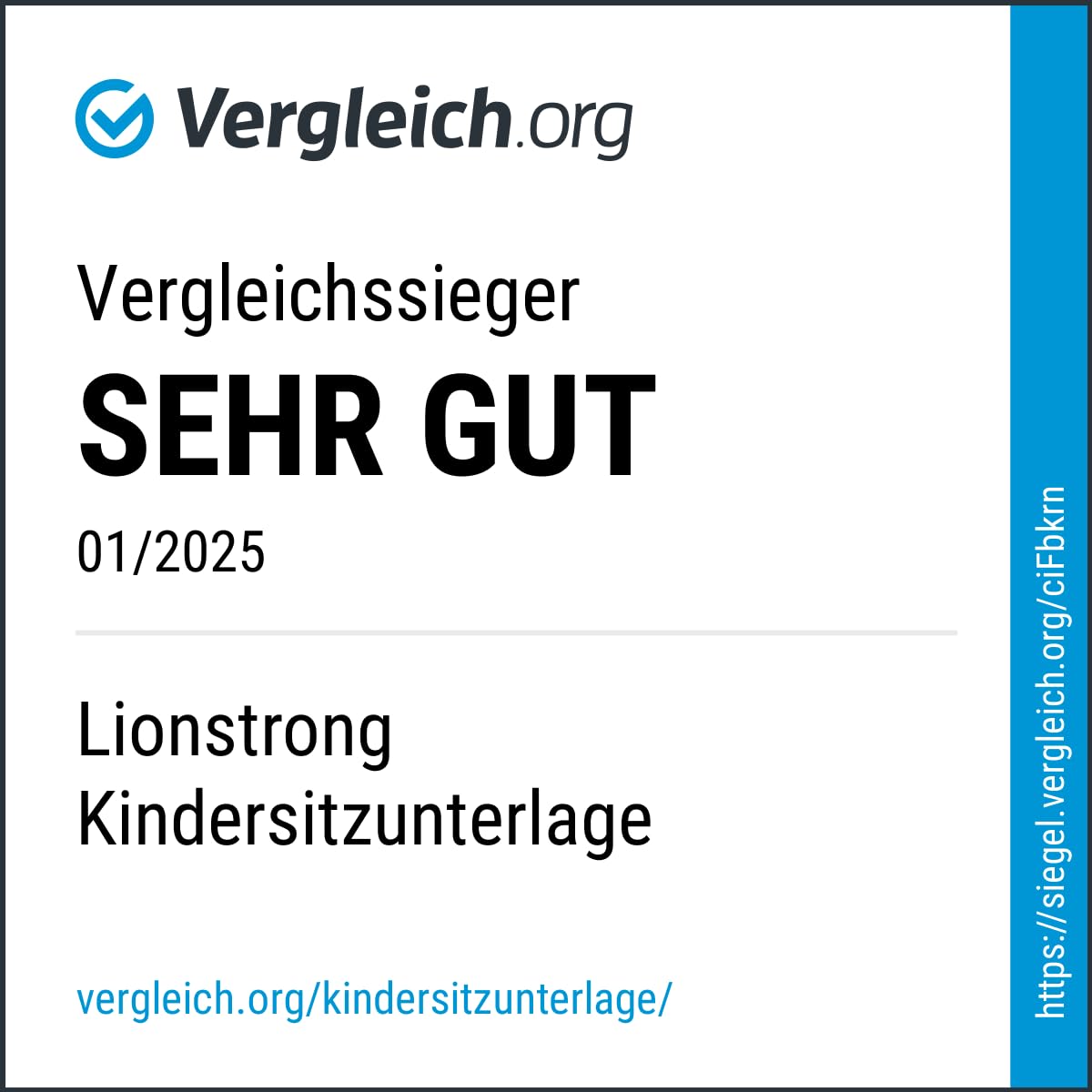 LIONSTRONG® Kindersitzunterlage Autositzschoner [ISOFIX GEEIGNET] - wasserabweisender Polyester Stoff schwarz - Sitzschutz Sitzschoner Auto Kindersitz - universell kompatibel (Schwarz)