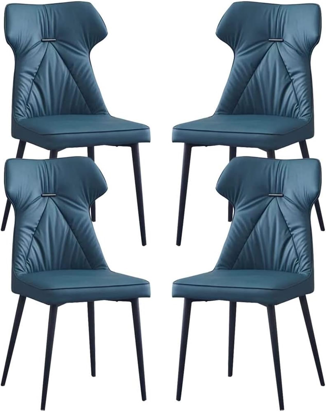 IvyLoutish Artificial Leather Lounge Counter Chairs, with Backrest and Padded Seat, Easy to Clean and Maintain, Very Suitable for Daily Use in The Kitchen