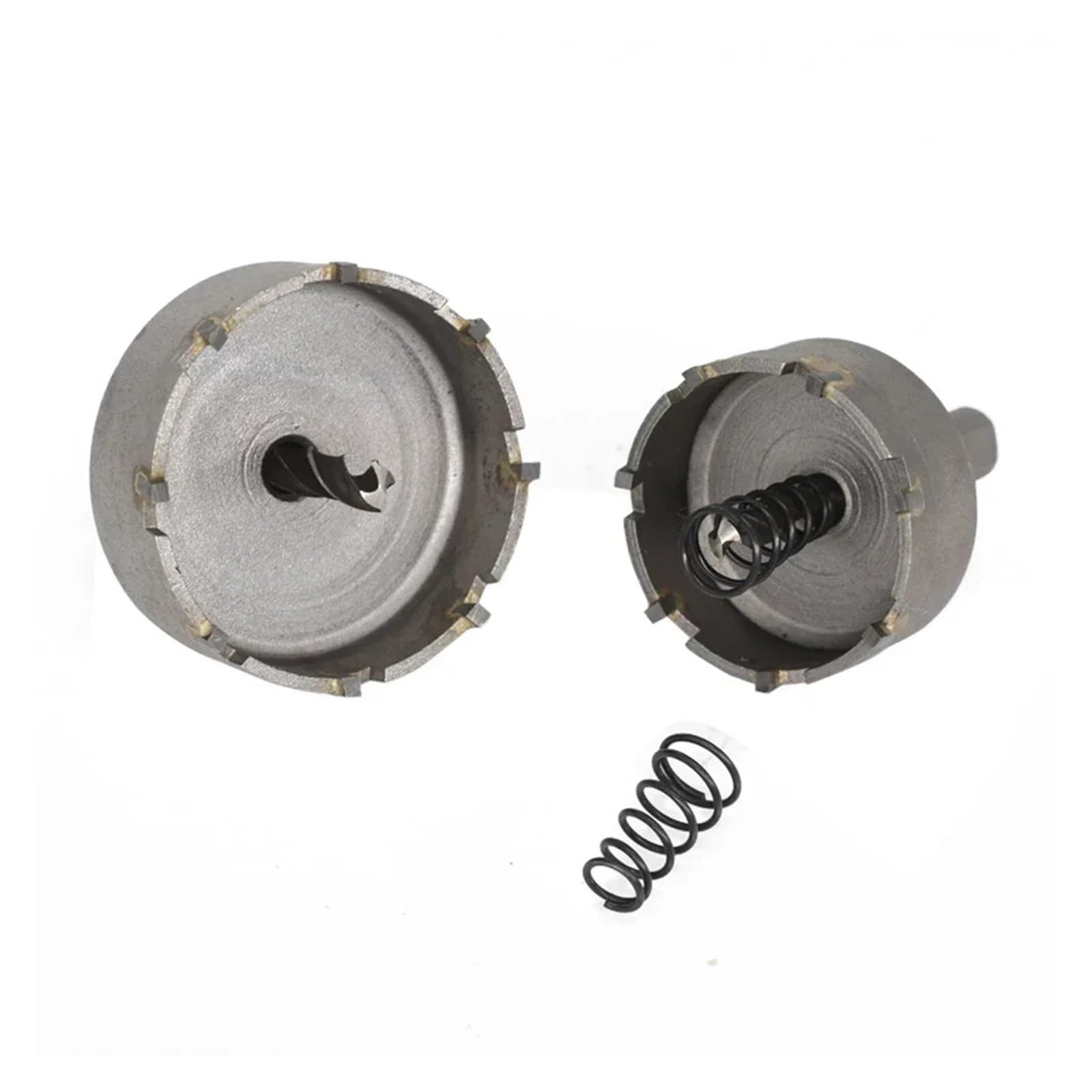 Set di 10 punte for seghe a tazza da 16-50 mm con punta in carburo for legno/metallo con anima in TCT