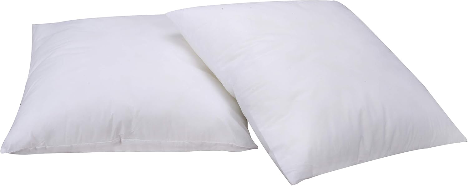 Ramanta Home Throw Pillow Insert (16x16 Inches, Set of 4) - Premium White Sham Stuffer Pillow Inserts for Couch and Bed