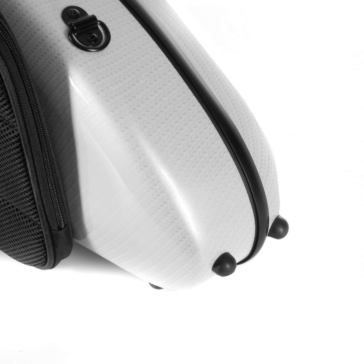 Futerał skrzypcowy Fiberglass 4/4 Safe Flight special srebrny M-case + torba na nuty