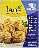 Algopix Similar Product 1 - Ians Natural Foods Corn Dogs Turkey