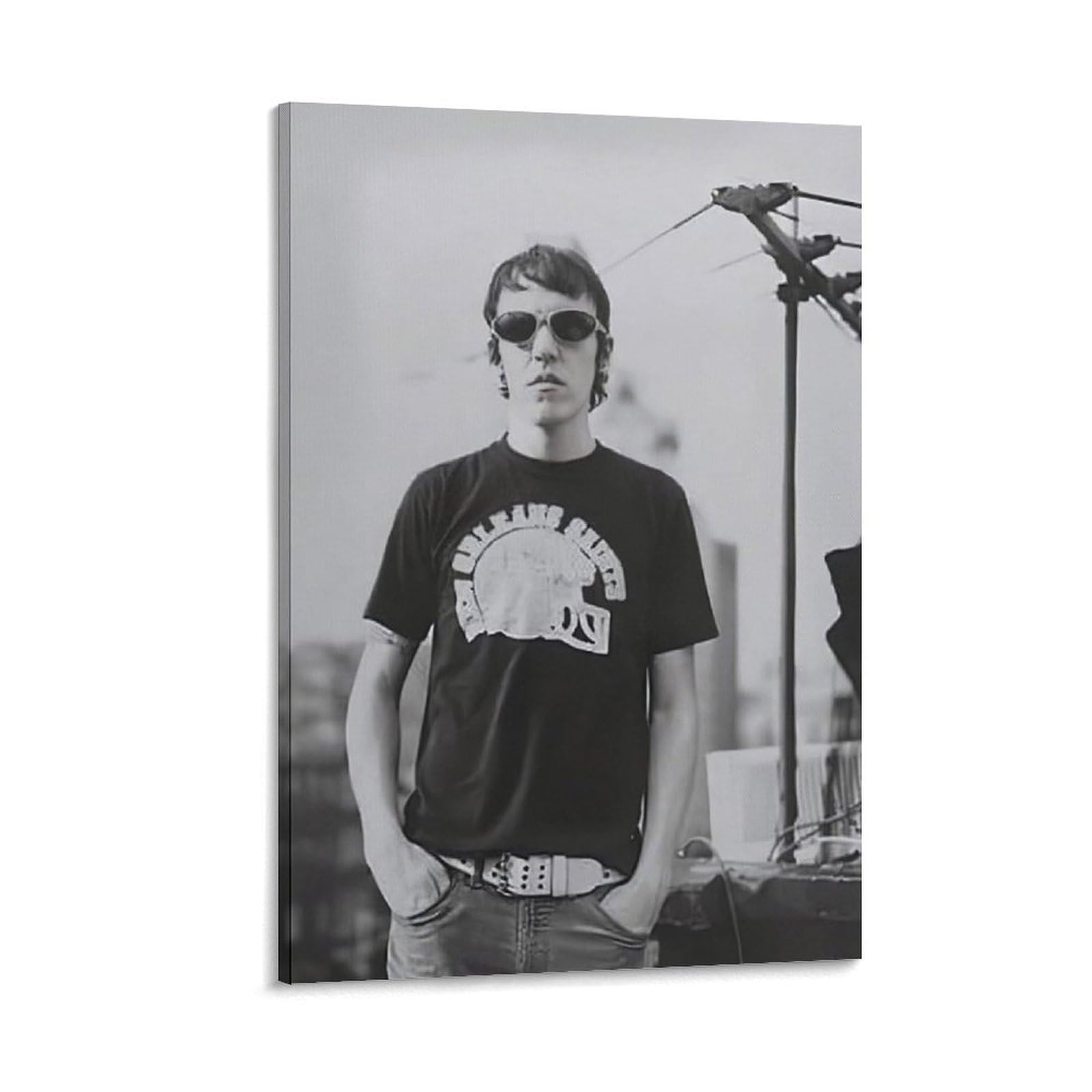 Fcoin Frame-Style Elliott Smith Canvas Poster Poster Painting Canvas Wall Art Living Room Posters Painting 20X30inch(50X75cm)