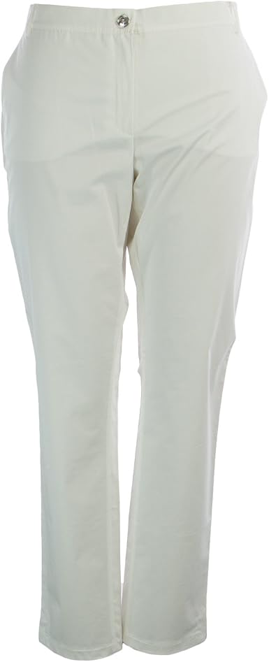 Amazon.com: Marina Rinaldi Renzo Pantalones de corte súper slim para mujer  : Ropa, Zapatos y Joyería