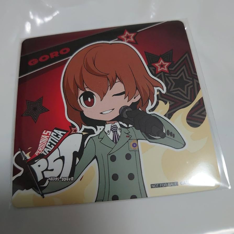 明智吾郎　ペルソナ5 まねきねこ　2点　ランダムコースター　クロウ　コラボ ペルソナ5 クロウ 明智吾郎 まねきねこ コラボグッズ 2点