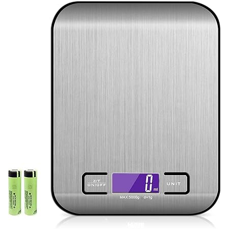 Amazon Cofelife キッチンスケール デジタルスケール 最新 1gから5000ｇまで デジタルクッキングスケール クッキングスケール 高精度 電子はかり 計り 料理 多機能 風袋引き機能 自動オフ 日本語取扱説明書付 電池 デジタルはかり オンライン通販
