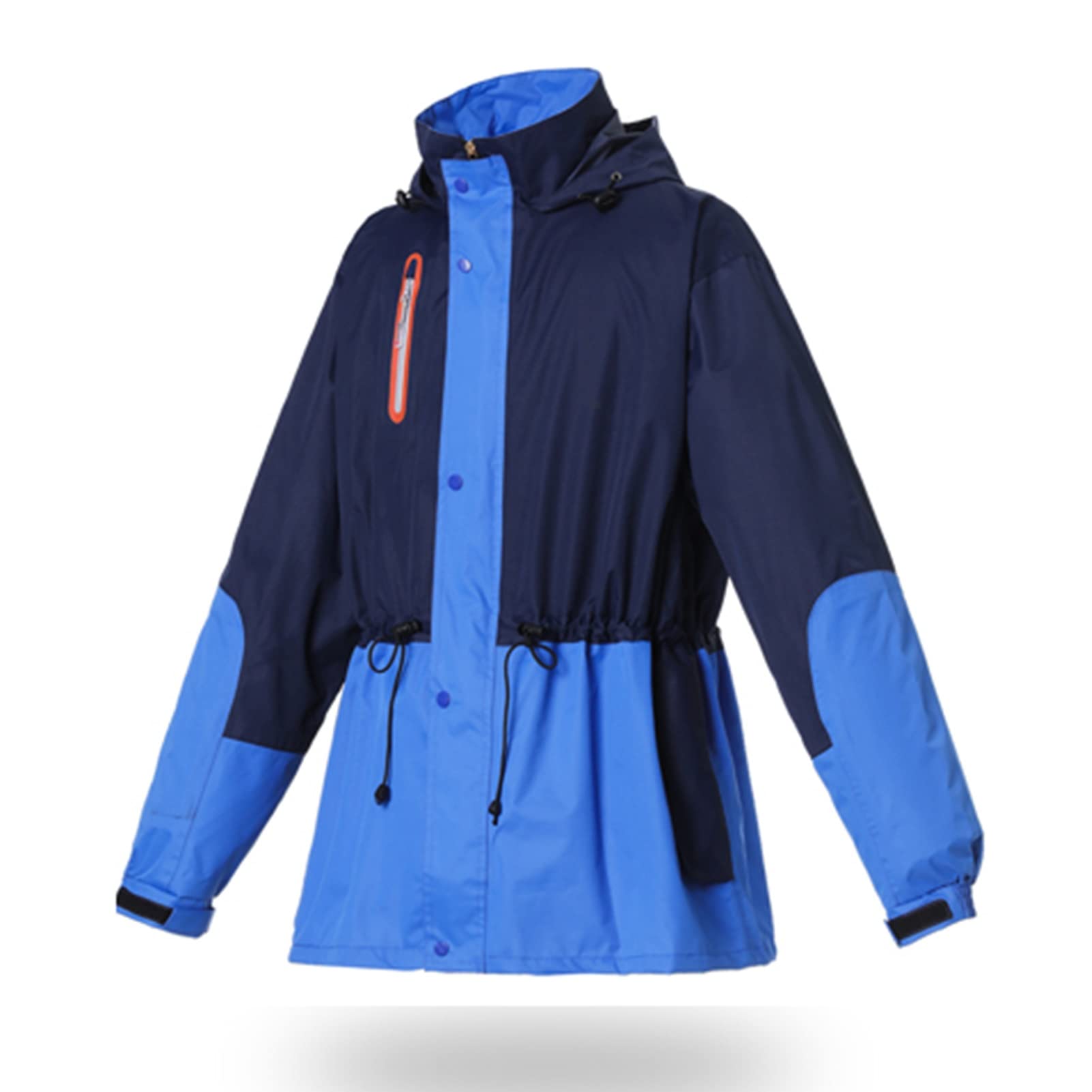 oiujhgCDS Raincoats, Outdoor With Hood Rain Gear Lightweight Breathable Raincoat Mountain Cycling Rainwear - Gray(Blue,3XL)