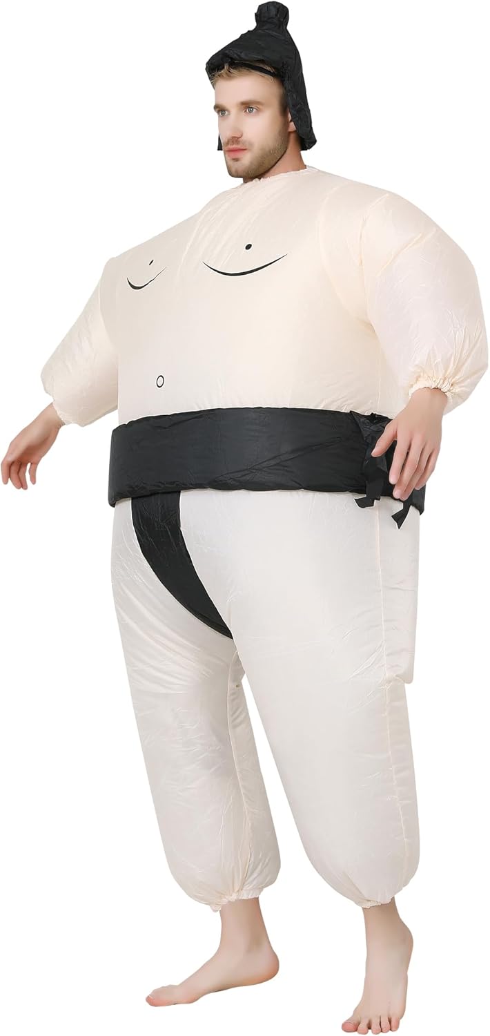 Inflatable Sumo Wrestling Suits Sumo Costume Adult Blow up Sumo Costume Inflatable Costume Adult for Halloween Christmas - Image 3