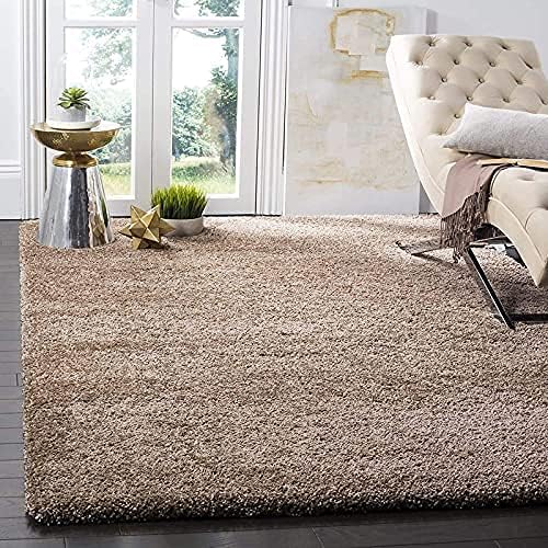Sponsored Ad - Modern Soft Shaggy Rugs Fluffy Home Decorative Carpet for Living Room 2-inch Thick Carpet L-Beige,(2X4 FEET)