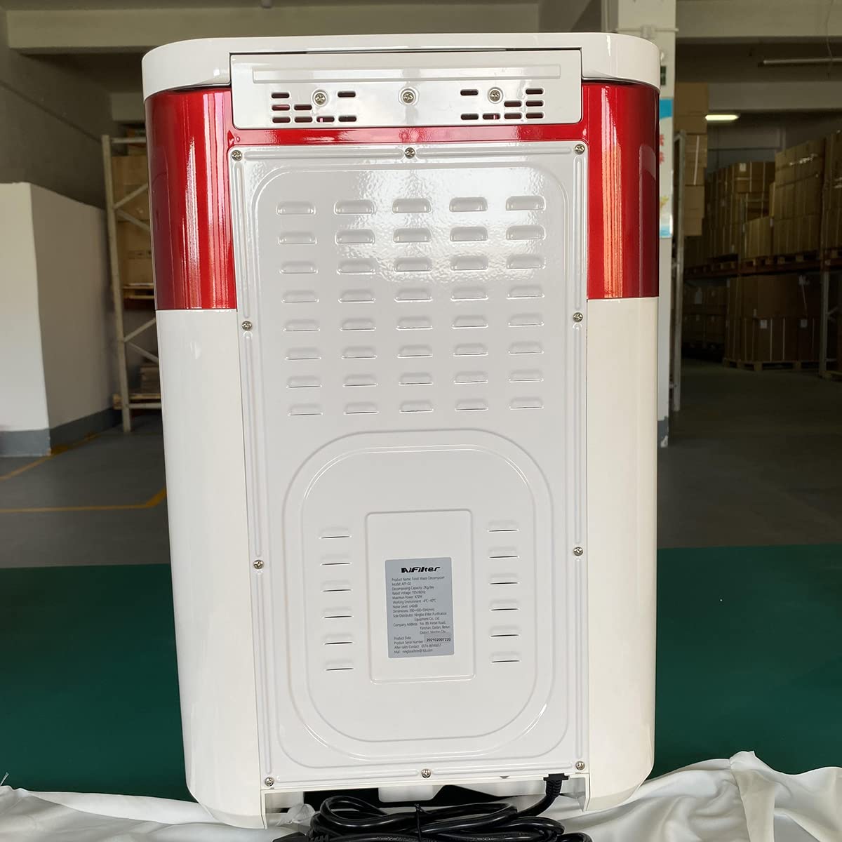 Compostiera da cucina elettrica, Compostiera da cucina intelligente per rifiuti, Bidone per il compostaggio per la casa e la cucina, Ciclatore automatico per rifiuti alimentari da bancone con capaci